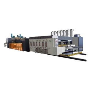 China Low Noise Carton Auto Folder Gluer Machine 200m/Min Design Speed factory