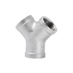 Casting WZ Stainless steel 201 304 316 Y-shaped internal thread tee fitting