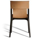 Custom Made Hotel Conference Leather Dining Chairs With Wood Legs