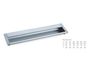 China Classical Solid Wardrobe Door Handles Highly Skilled Process Fashionable Design factory