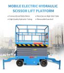 High Speed Hydraulic Movable Electric Scissor Lift Platform For Varied