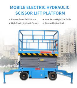 China High Speed Hydraulic Movable Electric Scissor Lift Platform For Varied Applications factory