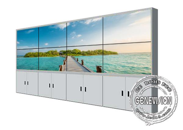 55inch 4K UHD Video Wall Narrow Bezel Splicing Screen LCD Display 2*4 Floor
