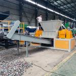 PLC Controlled Industrial Double Shaft Shredder for Recycling Construction Waste
