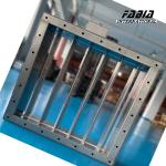 500*500 Stainless Steel Louver Valve Precise Flow Control For Dust Collection
