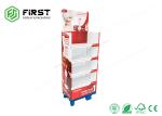 Custom Foldable Color Printing Corrugated Carton Floor Standing Display Units