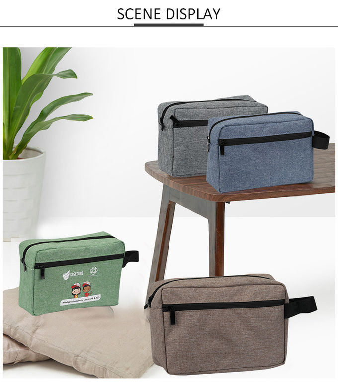 Wholeslae Travel Portable Pure Color Blank Makeup Cosmetic Bag