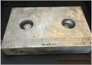 China Marine Sacrificial Zinc Anode For Ship , Zinc Hull Anode ISO DNV BV Fit Marine factory