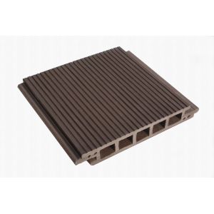 Grooves WPC Composite Decking For Plastic Interlocking Flooring