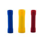 BV Type Pvc Insulated Butt Wire Connector Brass Wire Butt Splice Connectors