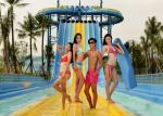 Colorful High Speed Slide Water Play Equipment 5 - 13 M Platform Height 0.85M