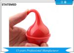 60ml Disposable Rubber Ear Irrigation Syringe Iso Approved In Red Color