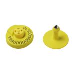 134.2MHz Customized Chip electronic Animal Ear Tag For Livestock Sheep Cattle