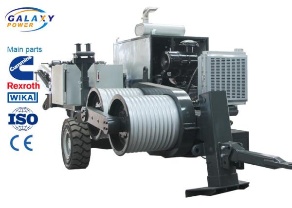 Water Cooling System Puller Tensioner Machine 180KN Hydraulic Instrument 5km/H