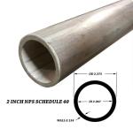 Polishing Surface Hot Rolled Stainless Steel Seamless Pipe 2 NPS JIS