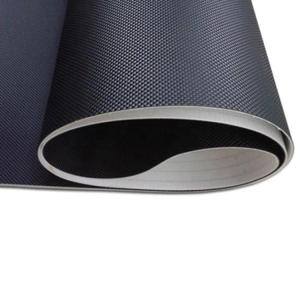 China 2000mm -3000mm Width Black Color PVC Conveyor Belt For Treadmill Machine factory