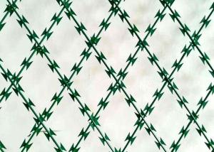 3m 5m 6m Welded Razor Wire Mesh Sheet / Straight Razor Wire 2.5mm Diameter