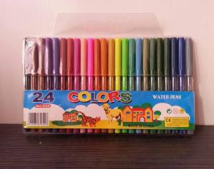 China cheap price 24 colorswatercolor marker,can pass EN71 Lhama test factory
