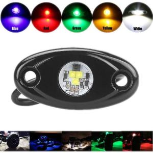 China 2inch 9W LED rock light, for offroad boat ATV UTV, boat light, underglow light factory