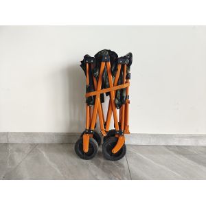 Four-Way Practical Foldable Wagon Cart With O Shaped Handle Sturdy 600D Oxford