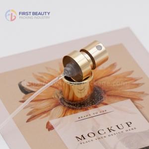 China FEA15 Crimp Perfume Spray Pump Mist Sprayer Pump 0.07 - 0.1ml Aluminum factory