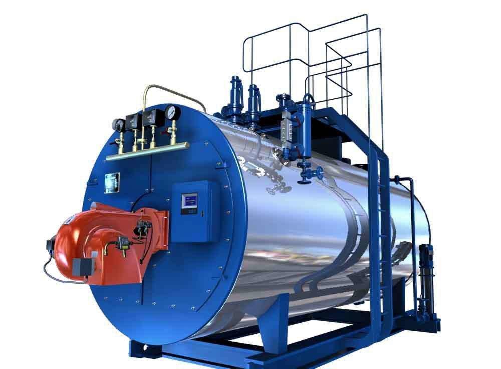 Industrial Steam Hot Water Boiler Oil / Gas Multi Fuel Horizontal Fully Automatic