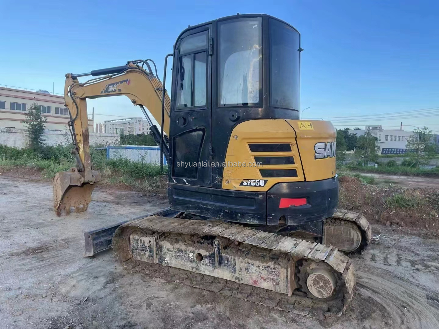 Good Condition SY55U Second-hand Small Excavator with High Work Efficiency and by SANY