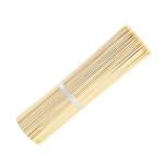 Custom Logo Wholesale Flat Knotted Bamboo Skewer Stick 35cm 40cm
