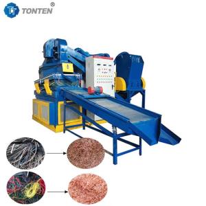 China Waste Cable Granulator Aluminum Plastic Crushing Separation Copper Rice Machine factory