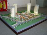Scale building model of residential house , model architect with led lighting
