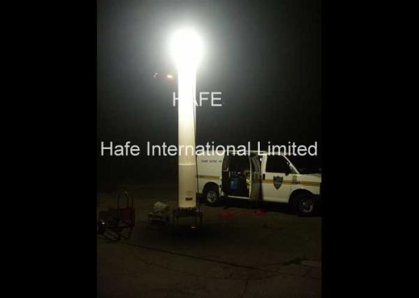 Security Lighting Prism Inflatable Light Tower , HMI 1000W Inflatable Pillar