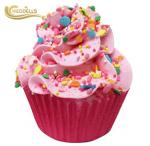 Unique Cupcake Shaped Bath Bombs , Lavender Bath Bombs With Cream Candy