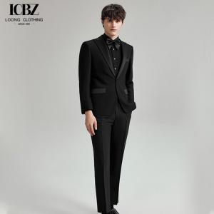 China TR Fabric Custom Men's Suit Slim Fit Business Casual Formal Wear for Wedding Dress factory