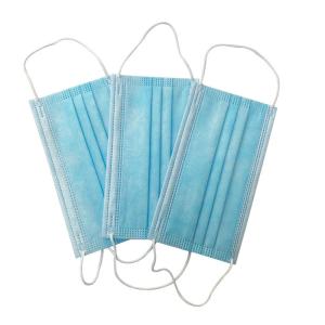 China hot sell one-time planar normal non-woven face masks with ear tie factory