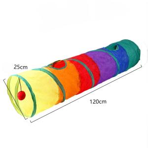 China Manufacture Wholesale Expandable Cat Tunnel Durable Toys Interactive Tube For Cat factory