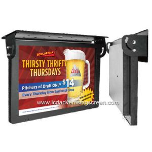 21.5 Inch Bus Player LCD Advertising Screen Display Wall Mounted
