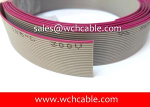 China PVC Flat Ribbon Cable UL2651 #28AWG 10Pins 1.0mm Pitch factory