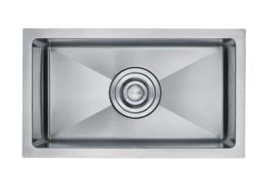 China Handmade Stainless Steel Kitchen Sinks Arc Single Bowl Kitchen Sink Stainless Steel 304 factory
