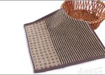 Luxury 500gsm Blue And White Striped Hand Towels For Home / Office