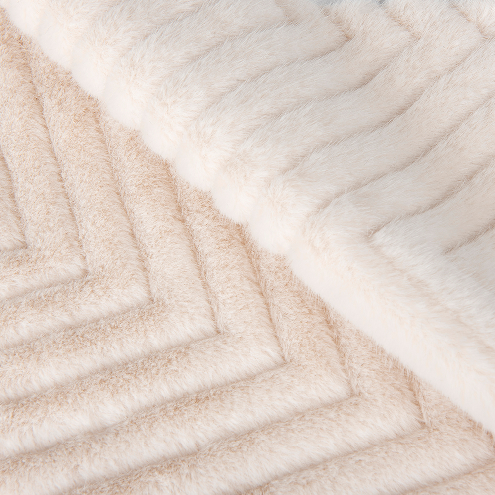 Soft Comfortable Hand Feeling Xiaomi Mink 100% Polyester for Popular Ladies' Clothing