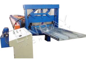 China 1000mm Galvanized Steel Floor Deck Roll Forming Machine factory