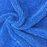 Microfiber Twist Pile Fabric 450gsm Blue Mop Fabric Cleaning Fabric