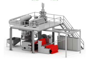 China the latest hot sale 1.6 meter Single S non woven cloth making machine(full set) PP Meltblown Production Nonwoven Fabric factory