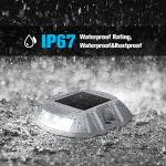 LED aluminum solar light Set Lightweight Aluminum Construction for Easy Screw