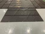 Flame Retardant 6ft Drop PVC Lightweight Lumber Tarps For Flatbed Truck