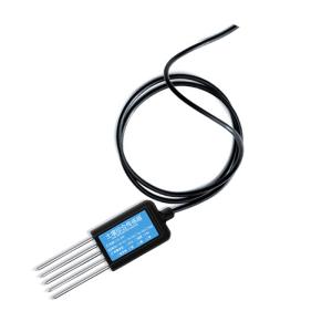 China Soil Temperature Moisture Industrial IOT Sensor Probe For Greenhouse Flower Garden factory