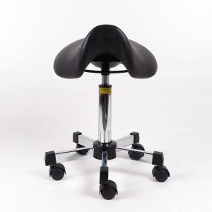 China Polyurethane Ergonomic Anti Static Stool Swivel Saddle Stool For Workshop factory