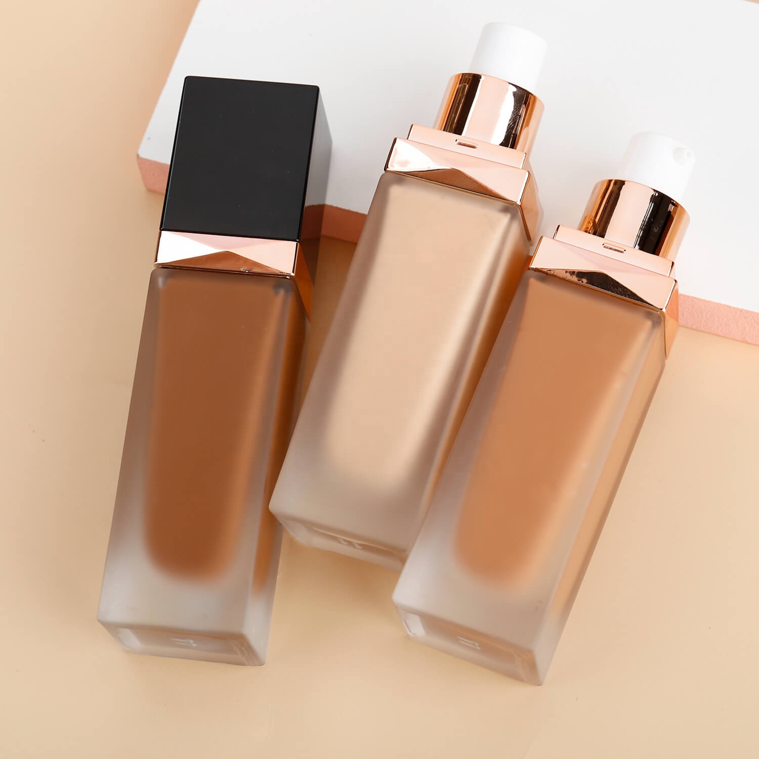 Free Sample Vegan Full Coverage Foundation Private Label Makeup Matte Foundation for Makeup