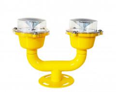 China Dual Head 3W Aviation Obstruction Light Aluminum Alloy Base For Tower factory