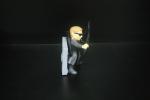Hawkeye Guy Little Collectible Toys Wears Glasses For Home Decoration